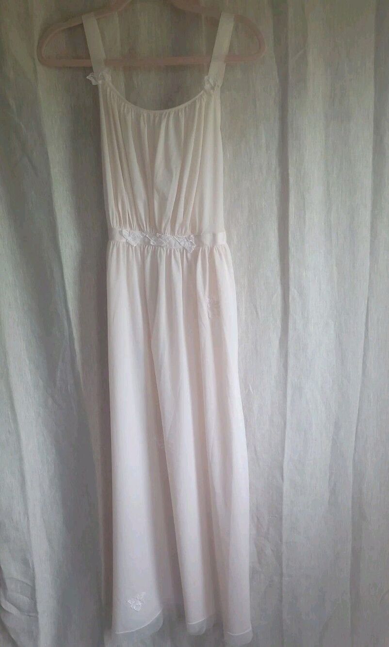 Vintage Rogers Formfit Negligee Nightgown Slip Dress 1950's